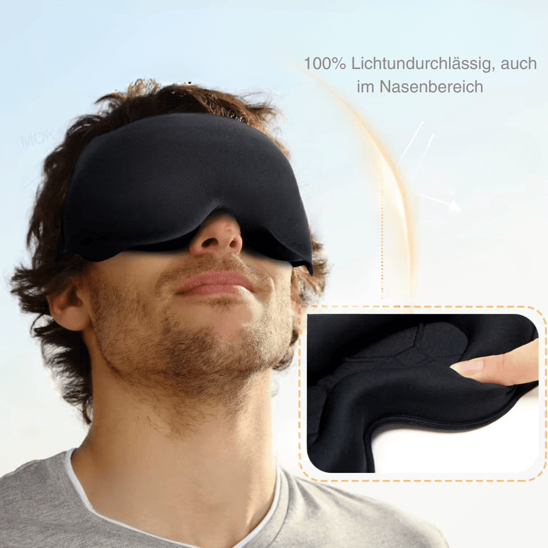 3D Augenmaske, Schlafmaske, Wimpernschutz ideal für Schlaf, Schutz & Seitenschläfer