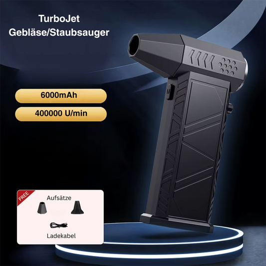 TurboJet Gebläse – Hochleistungs-Luftgebläse & Staubsauger mit bürstenlosem Motor