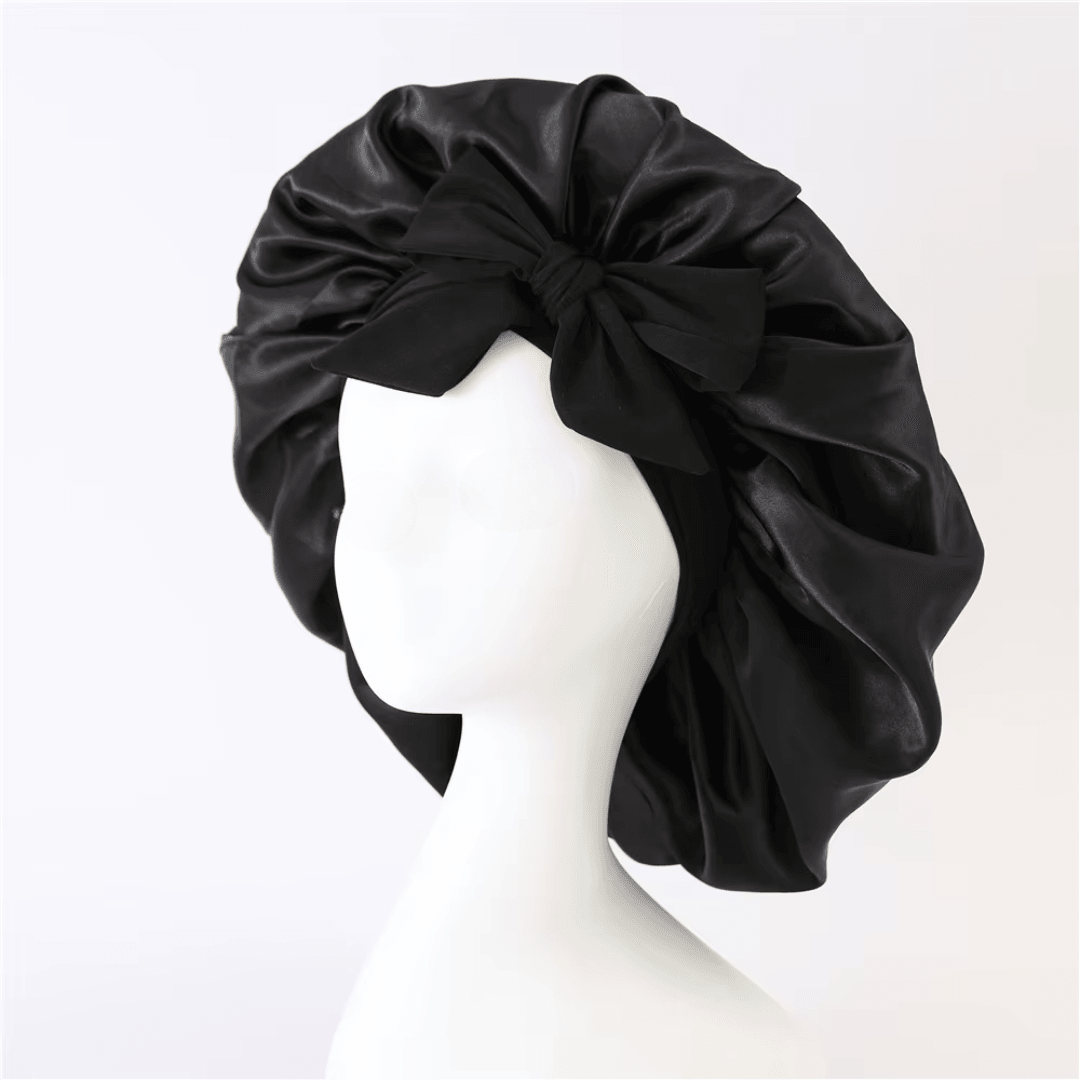 Satin Schlafhaube – Sanfter Schutz für Haut & Haar über Nacht