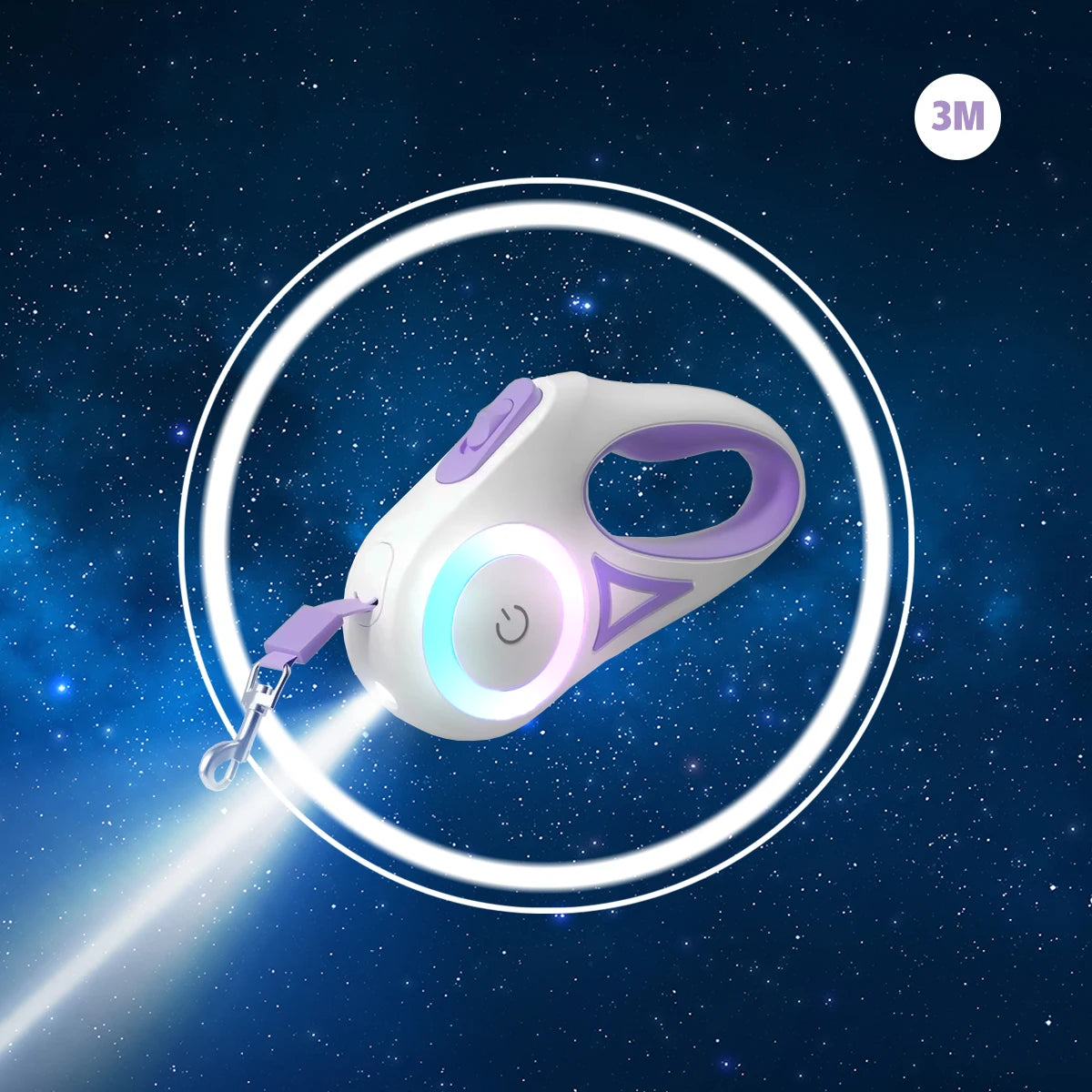 Dog Leash Pro - Hundeleine mit LED-Licht für sicheres Gassigehen bei Tag & Nacht