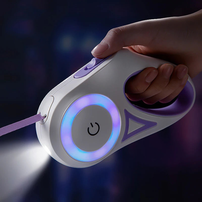 Dog Leash Pro - Hundeleine mit LED-Licht für sicheres Gassigehen bei Tag & Nacht