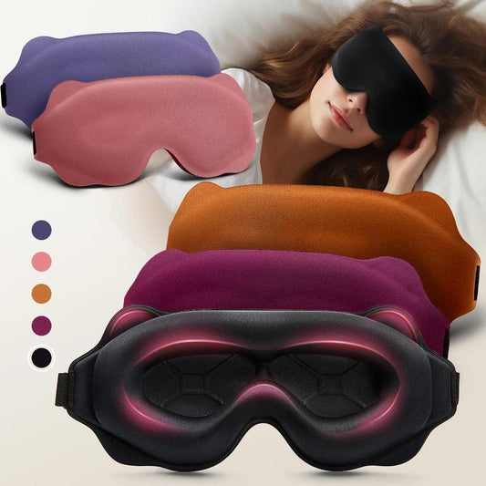 3D Augenmaske, Schlafmaske, Wimpernschutz ideal für Schlaf, Schutz & Seitenschläfer