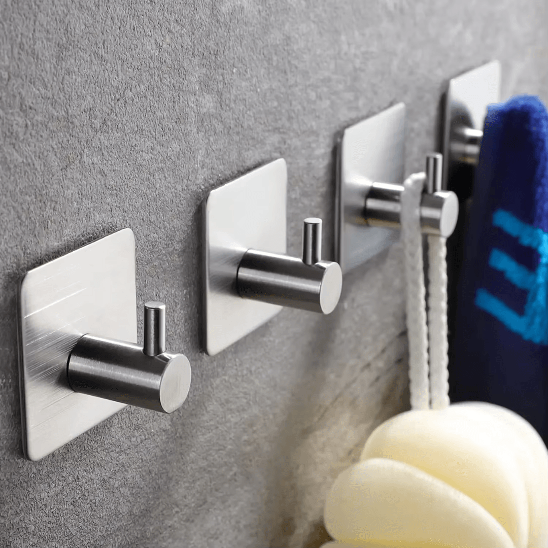 Handtuchhalter, Haken ohne Bohren – starker Halt, einfache Montage, vielseitig einsetzbar