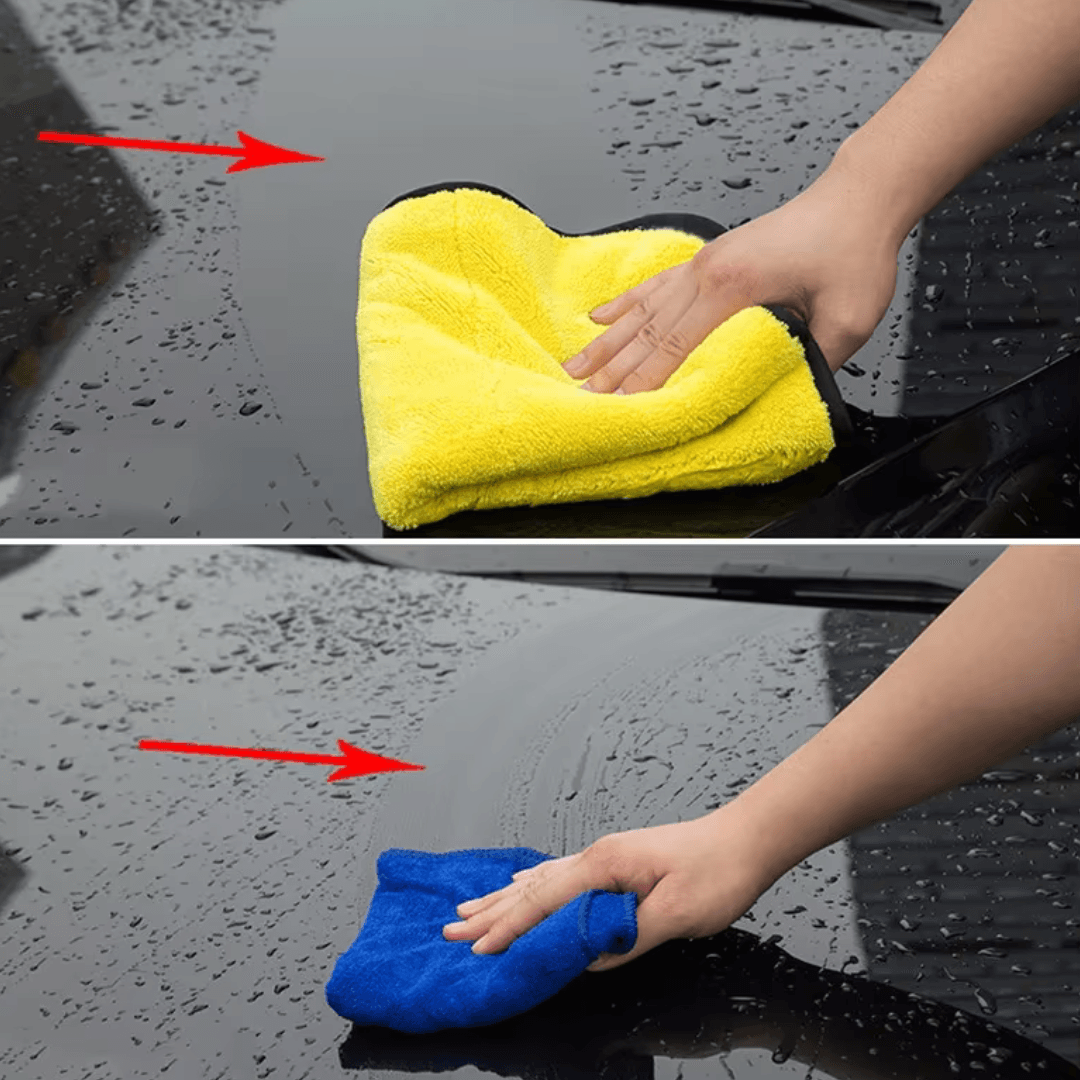 🚗✨ Mikrofaser Auto Trockentuch – Für streifenfreien Glanz & schonende Pflege