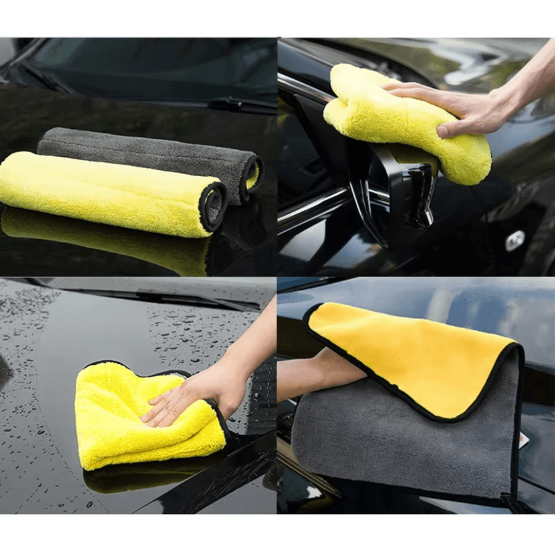 🚗✨ Mikrofaser Auto Trockentuch – Für streifenfreien Glanz & schonende Pflege