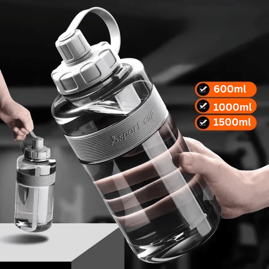 Trinkflasche in verschiedenen Größen – Praktisch, robust & stylisch, ideal für Fitness und Sport