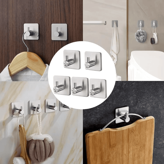 Handtuchhalter, Haken ohne Bohren – starker Halt, einfache Montage, vielseitig einsetzbar